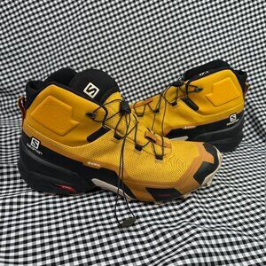 Salomon Cross Hike Mid GTX Boot Hiking Gorpcore Yellow Black Men's 12